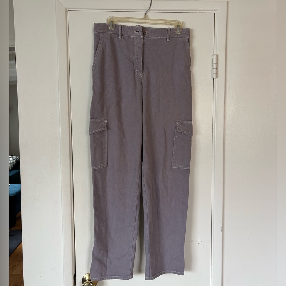 Wilfred by Artizia Wide Leg Pants in Gray Size 8